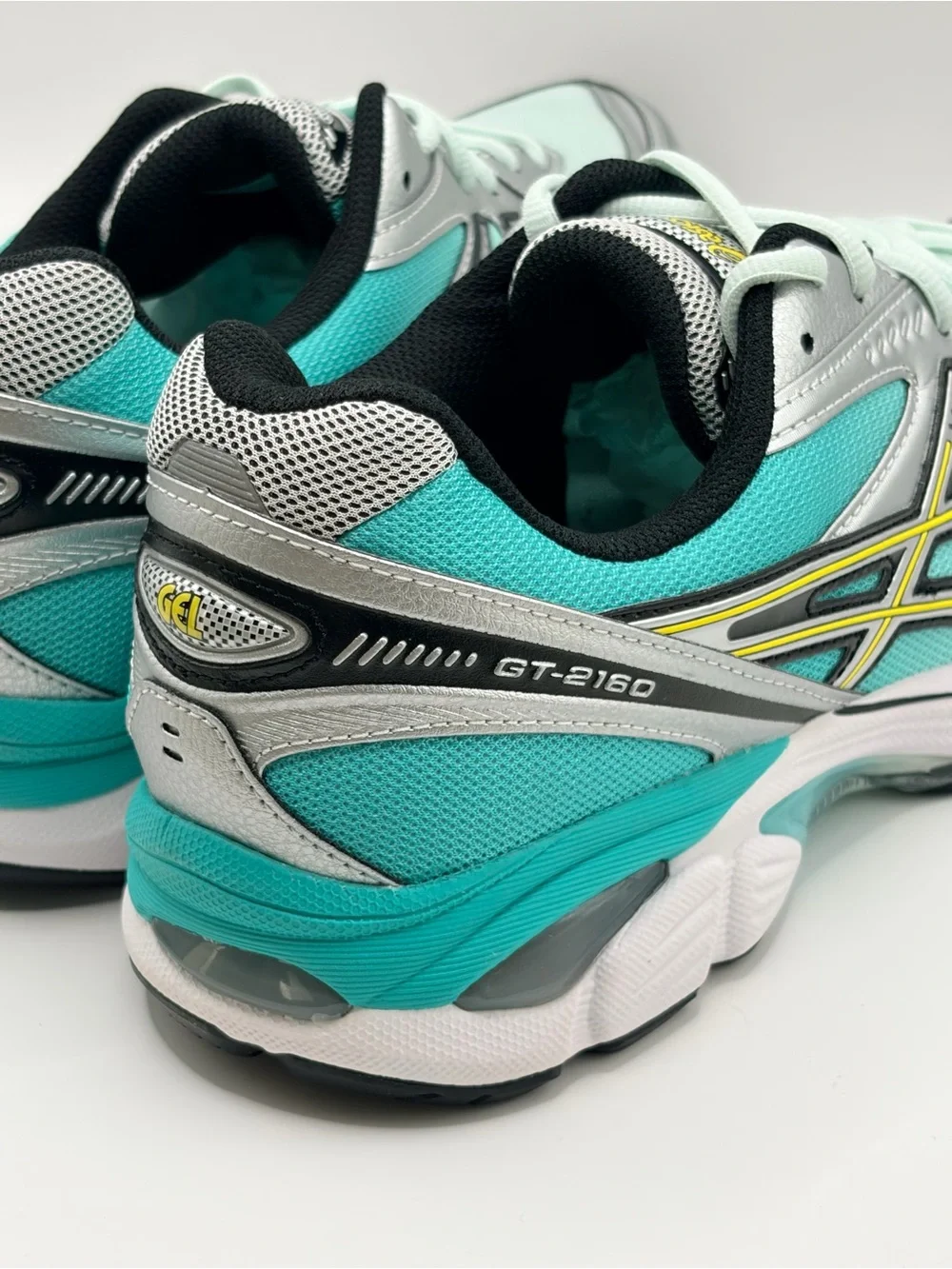 ASICS Women's Mint Green & Yellow Running Shoes